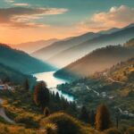 La beauté intacte des chaînes de montagnes reculées