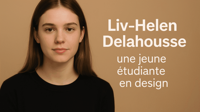 Liv-Helen DelaHousse: une jeune étudiante en design