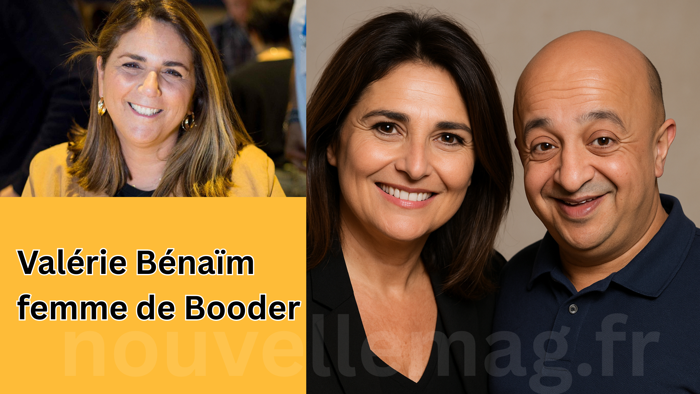 Valérie Bénaïm femme de Booder