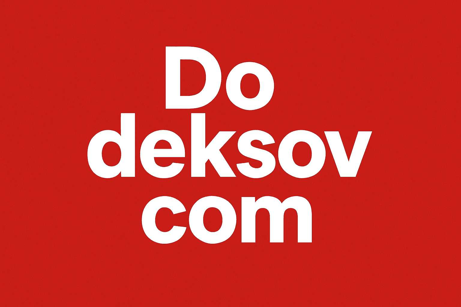 Deksov com