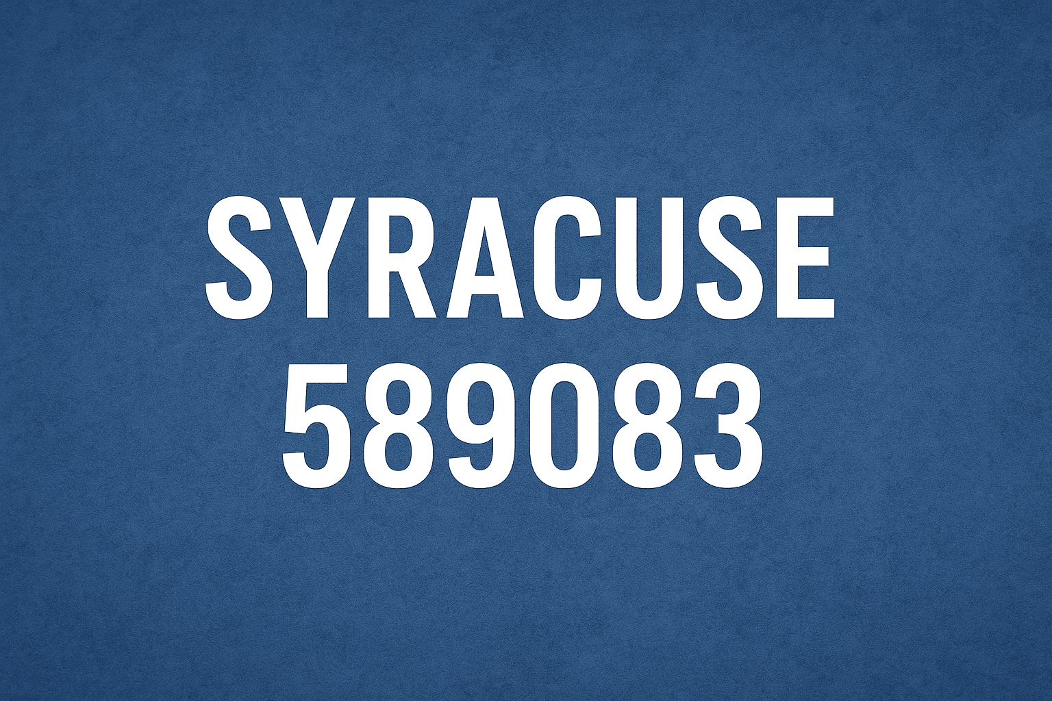 SYRACUSE/589083