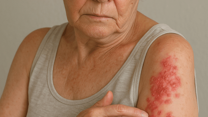 Zona après 65 ans photos : reconnaître les symptômes, l’évolution et les signes visibles