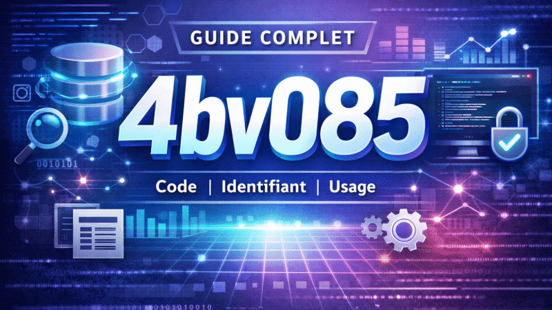 4bv085 : Signification, Origine et Utilisations Possibles – Guide Complet