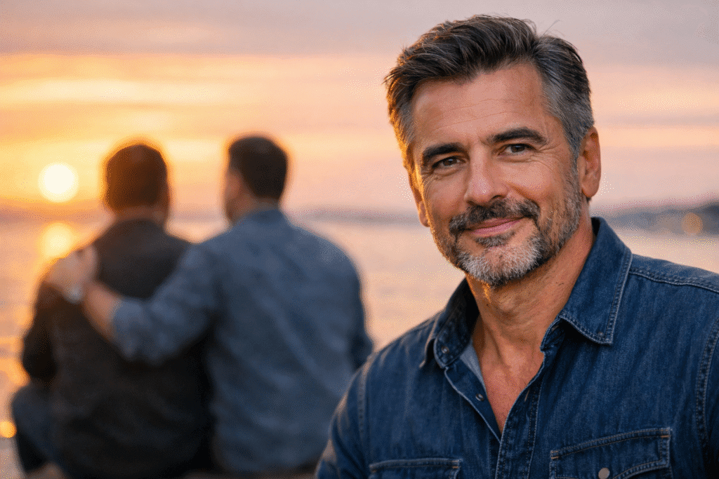 Olivier Minne et son mari 