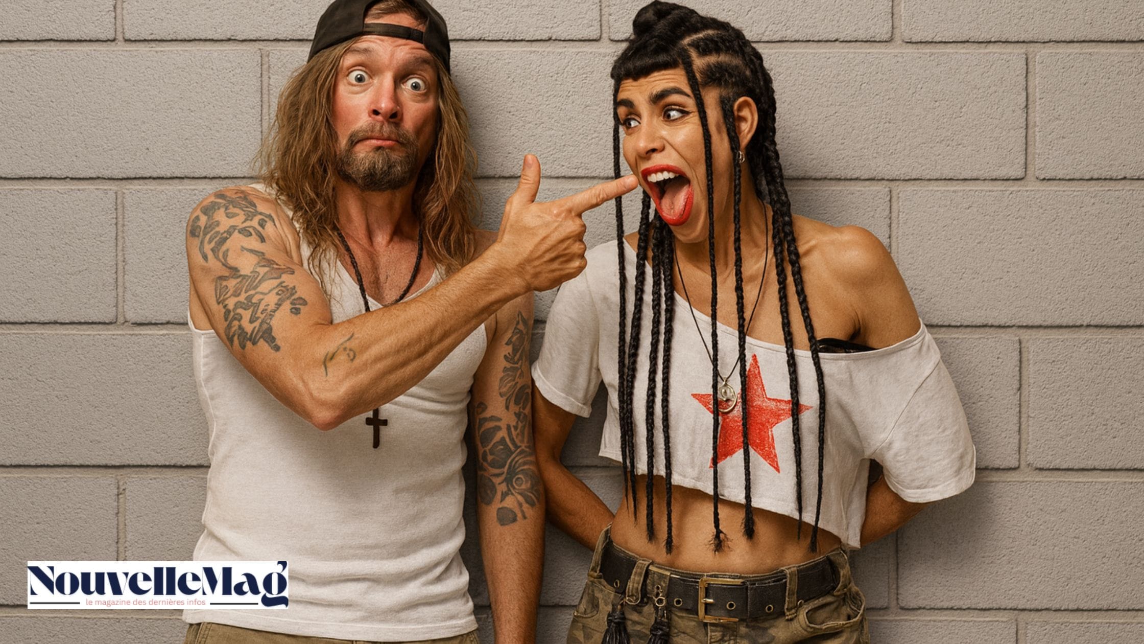 Frah Shaka Ponk et sa femme