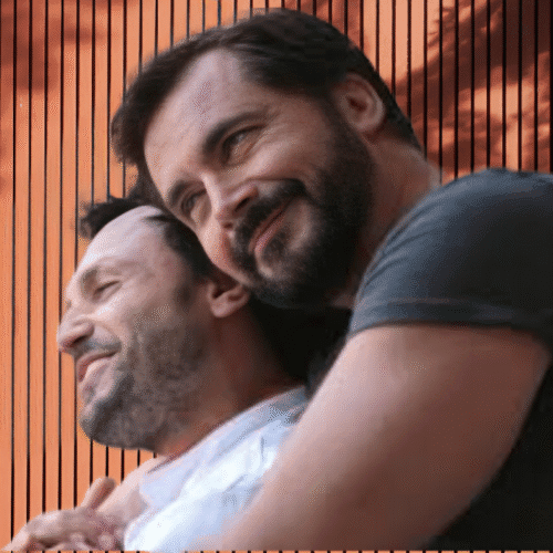 Olivier Minne et son mari