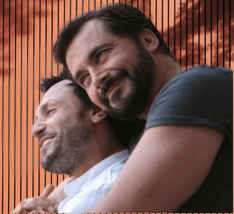 Olivier Minne et son mari