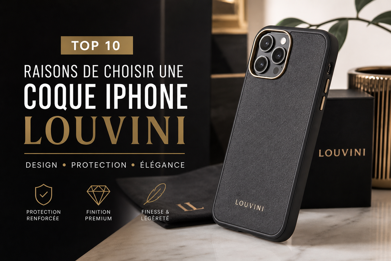 Coque iPhone Louvini